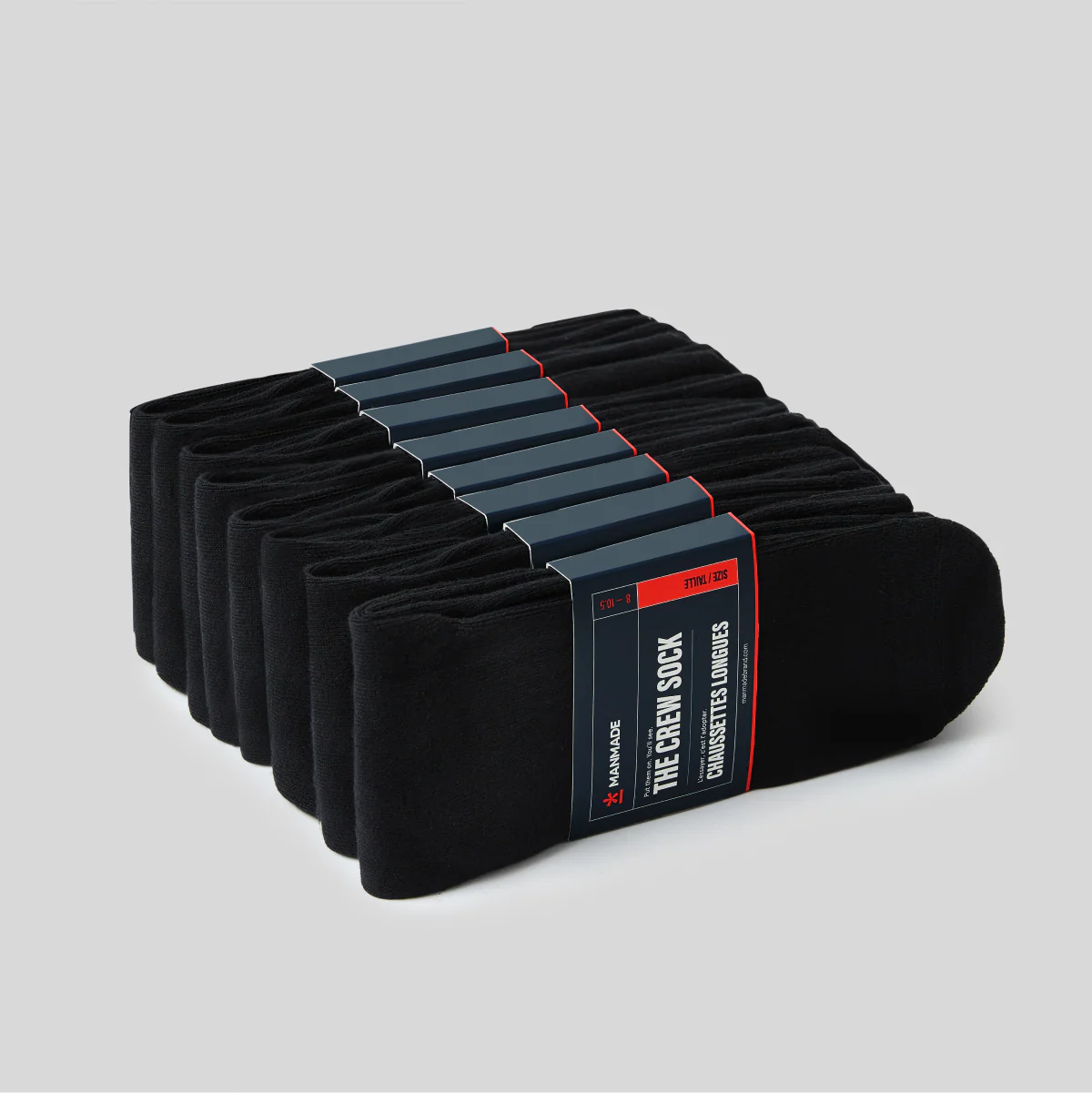 8-Pack Crew Socks - Image 4