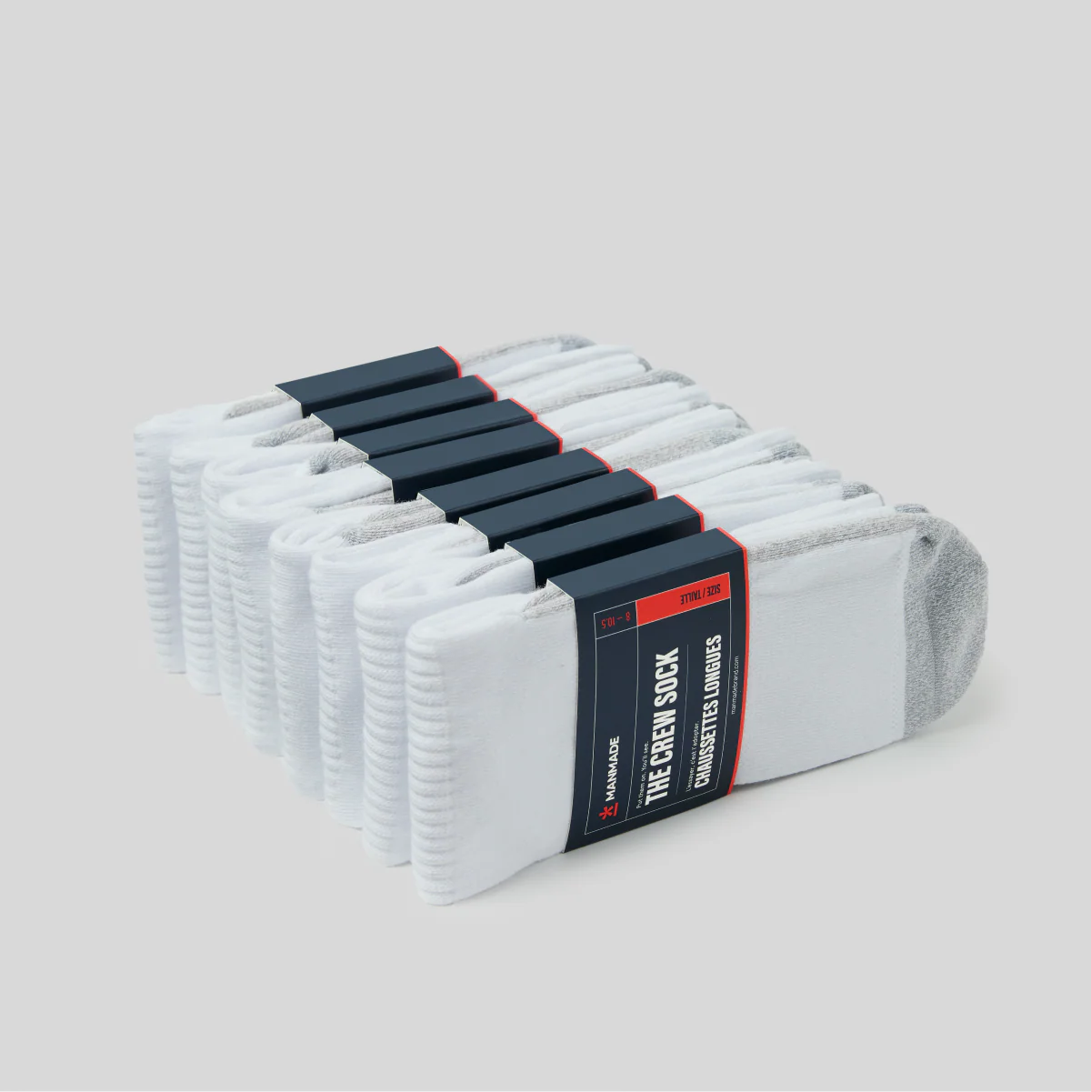 8-Pack Crew Socks - Image 7